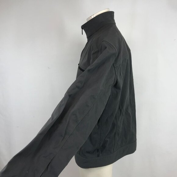 MOUNTAIN HARDWEAR ~ MENS LARGE ~ GRAY FULL ZIP NYLON BLEND FULL ZIP JACKET COAT - Picture 4 of 7